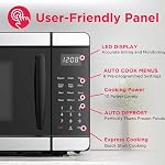 FRIGIDAIRE RMW741 0.7 Cubic Foot Microwave, Stainless Steel Design, Silver