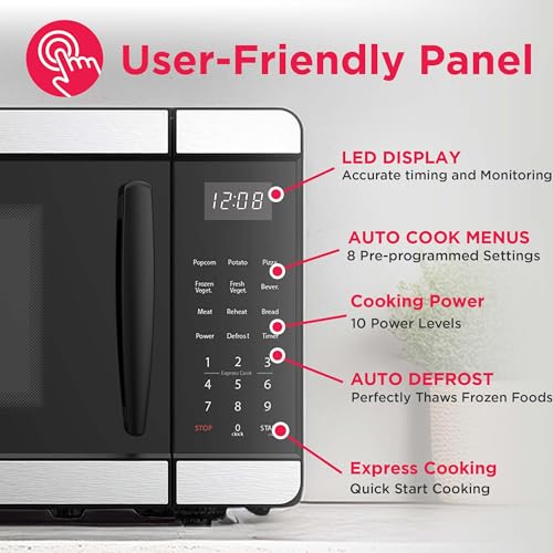 image for Frigidaire Countertop Microwave - Digital Control Panel - 6 Auto Cooki