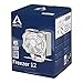 ARCTIC Freezer 12 - Semi Passive Tower CPU Cooler for Intel and AMD, 100 mm PWM Fan, max. Cooling Capacity 150 Watts, Silent high Performance Cooler - Grey/Black