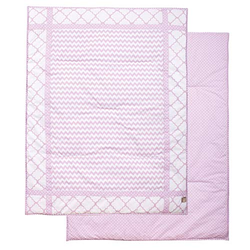 Trend Lab Orchid Bloom 3 Piece Crib Bedding Set, Purple #TOP16