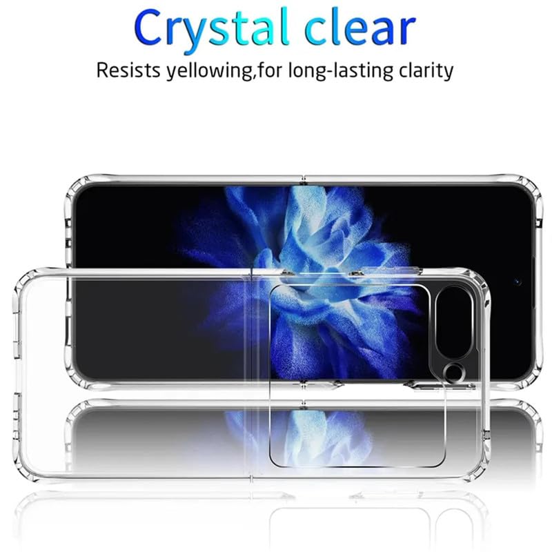 Image of Case Creation Brand - Mobile Cover for Samsung Galaxy Z Flip 5 (Soft & Flexible Back Case), Transparent