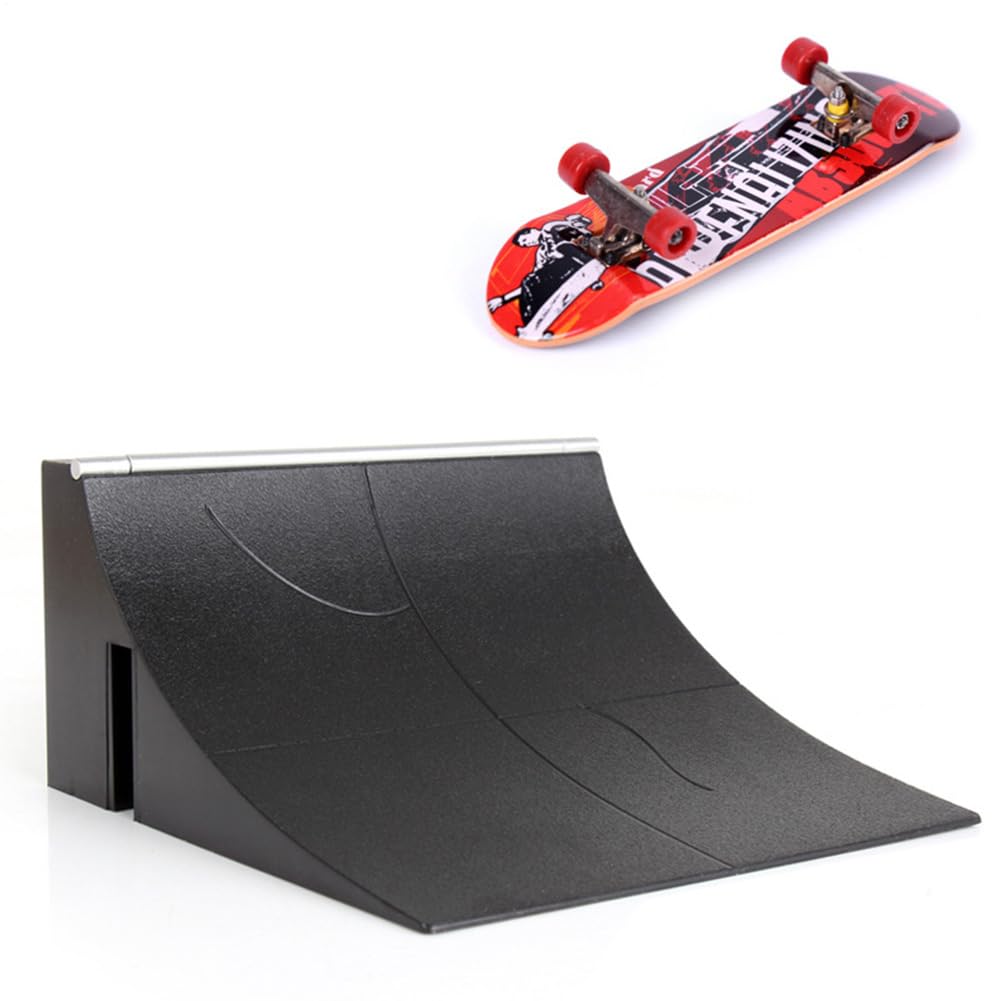 Skate Ramp For Kids - Skateboard Ramp, Fingerboard Ramps, Mini Scooter Ramps, Bike Caster Board Accessories | Fingerboard Park Gift For Children, Friends, Colleagues