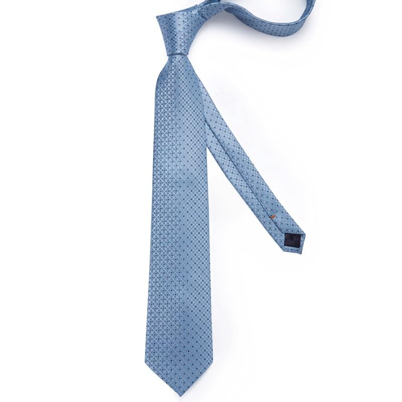 Corbata de seda de 8 cm para hombre miniatura 4