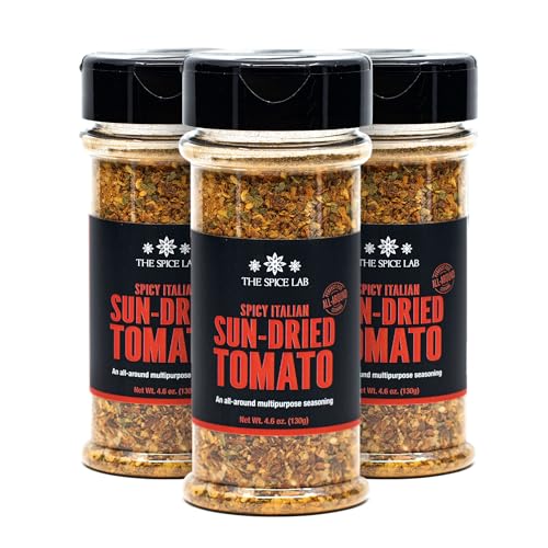 The Spice Lab Spicy Sun Dried Tomato Italian Seasoning, 4.6 oz, 3 Pack