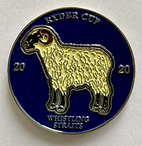 2020 Ryder Cup golf ball marker sheep whistling straits mondo mark new pga