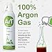 ArT Wine Presever - Wine Presever Gas for Wine, Whiskey, and more, Argon Wine Presever for Wine Preservation, Argon Gas with Wine Bottle Stopper, Preserves White & Red Wine Up to 30 Days