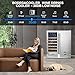 BODEGA 30 Inch Wine and Beverage Fridge under Counter, Dual Zone Outdoor Coolers for Patio and Deck Weatherproof, Stainless Steel Beverage Refrigerator for Beer, Soda, Holds 92 Cans and 31 Bottles