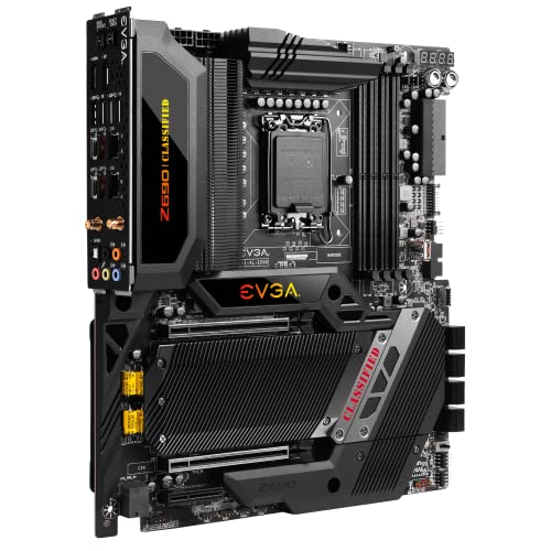 Evga Z690 Classified, 121-Al-E698-Kr, Lga 1700, Intel Z690, Pcie Gen5, Sata 6Gb/S, 2.5Gb/S Lan, Wifi6E/Bt5.2, Usb 3.2 Gen2X2, M.2, Eatx, Intel Motherboard #TOP2