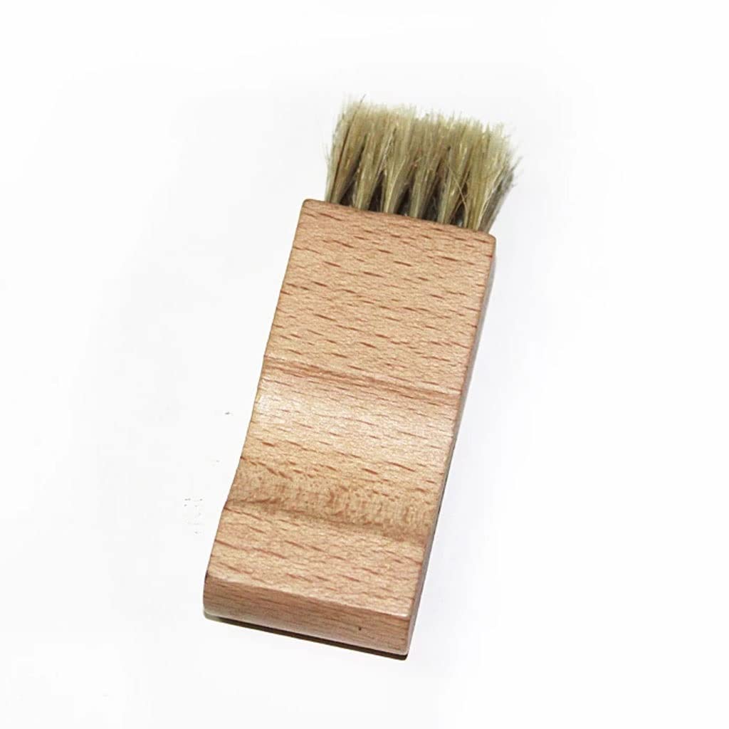 MQPALZKD Handle Shoes Shine Brush Bristle Hair Buffing Mini oil