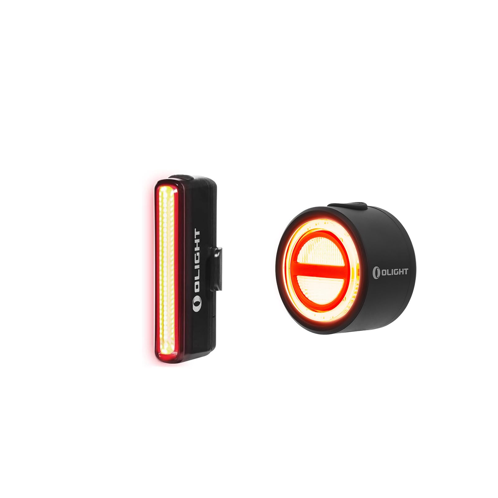 OLIGHT Seemee 30 C Bike Light 30 Lumens Tail Light 230 Degree Visibility Bundle with BS 100 Bike Tail Light