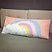 ATBXXN 1Pc 60 * 40Cm Colorato Arcobaleno Nuvola Peluche Cuscino Divano Cuscino Farcito Morbido Cuscino Giocattoli per Bambini Bambole, Bambini Bambini Ragazze Regalo di Compleanno