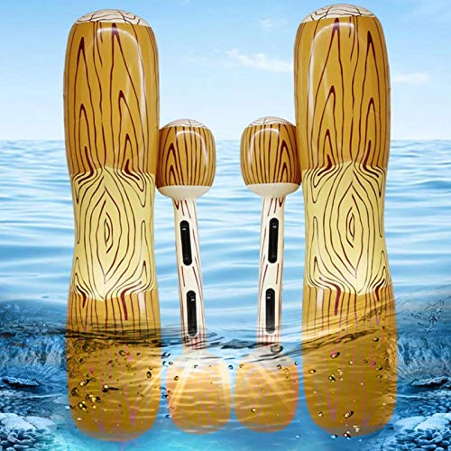 Opblaasbaar Drijvend Waterspeelgoed, Drijvend Bed Spelen Boot Vlot Botsingsspeelgoed, Zwembad Lounger Reuze Vlotters Rit… - Afbeelding 8