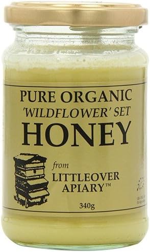 (12 PACK) - Littleover Apiaries - Organic Set Wildflower Honey | 340g | 12 PACK BUNDLE