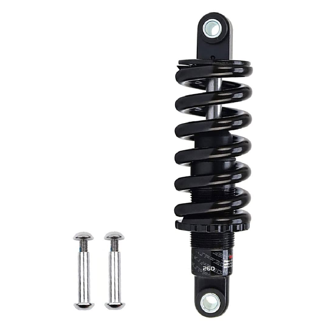 LYYCX Amortisseur de Pare-Chocs VTT Facile à Installer, Ressort de Choc de Vélo en Acier Inoxydable pour Suspension Arrière de Vélo 150mm (5.9) 165mm (6.5) 650Lbs/750Lbs/850Lbs pour Vélos de LYYCX Amortisseur de Pare-Chocs VTT Facile à Installer, Ressort de Choc de Vélo en Acier Inoxydable pour Suspension Arrière de Vélo 150mm (5.9) 165mm (6.5) 650Lbs/750Lbs/850Lbs pour Vélos de