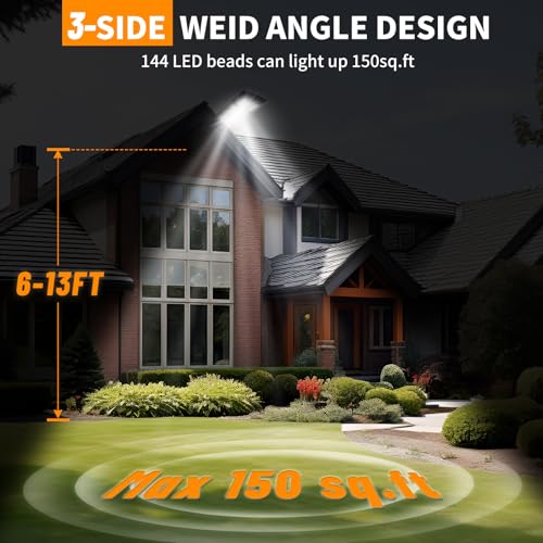 Solar Street Light Outdoor 2 Pack with Motion Sensor & Remote Control IP65 - image 4
