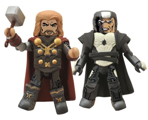 Diamond Select Toys Marvel Minimates: Thor 2: Series 53 Thor and Malekith Action Figure, 2-Pack