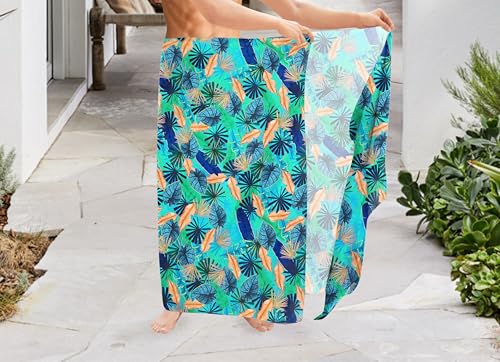 HAPPY BAY Men's Sarong Beach Wrap Bath Swim Pareo3