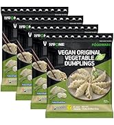 (Kproduct4u) Damduone Vegan Dumplings 14.8oz, 4 flavors, 4 pack (1 set (4 pack), Vegetable)