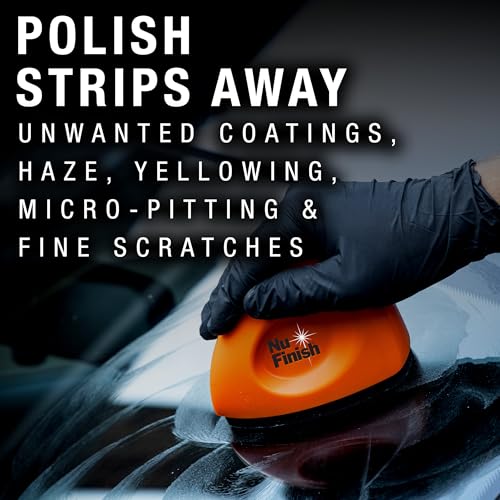 image for Nu Finish Glass Restore & Repel Kit, Two Step Regimen for Car Windshie