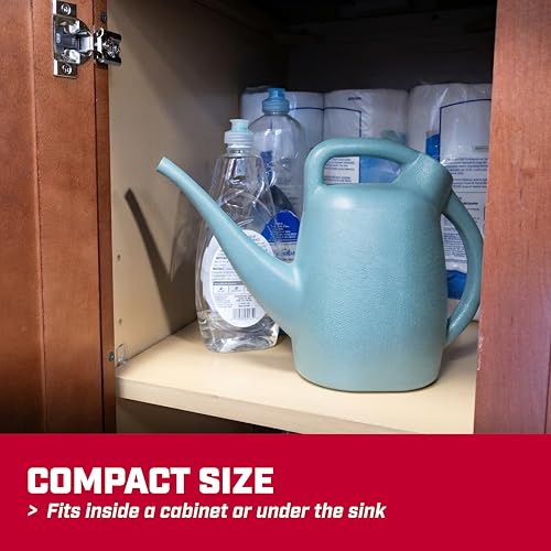 Image of Chapin 1 /2-Gallon Watering Can, Easy-Pour Dual Handle Design | Lightweight compact design; ideal for indoor plants watering with large opening for easy refill and controlled pour