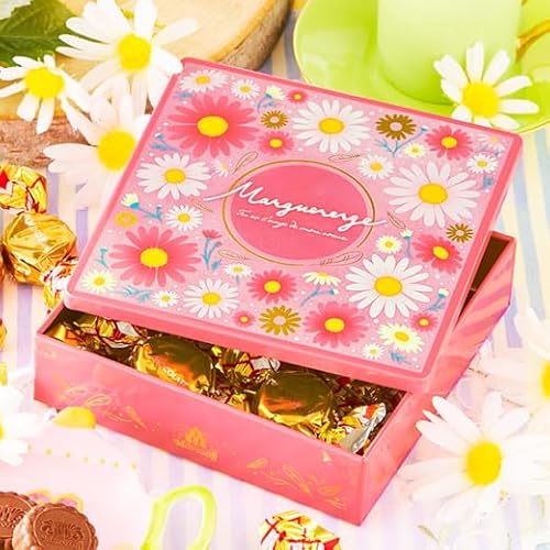 ベルーナグルメ モロゾフ チョコレート バレンタインチョコ (13個前後入り / 個包装) マーガレージュ チョコ お菓子 (詰め合わせ/オリジナルパッケージ缶) バレンタイン ギフト プレゼント