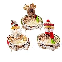 Amazon | Mecoyas クリスマスかご お菓子入り 3点セット クリスマス