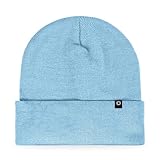 DALIX Cuff Beanie Cap Beany 12' in Baby Blue