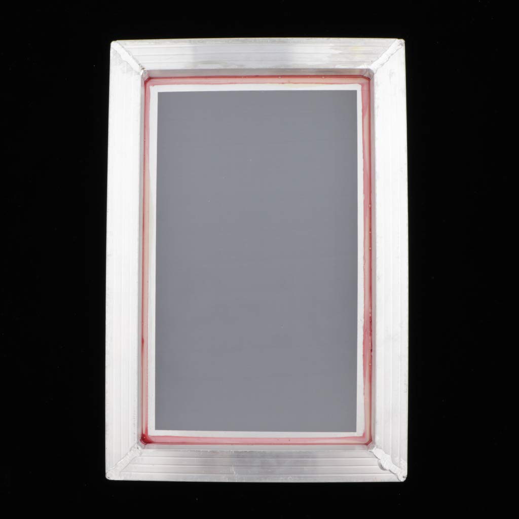 Milageto Ensemble de 1 Cadre de Sérigraphie Aluminium Maille Polyester Impression Soie 77/90/120, 31x41cm 77T