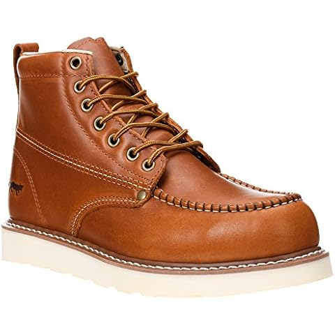 Golden Fox 6" Men's Moc Toe Work Boots Cover