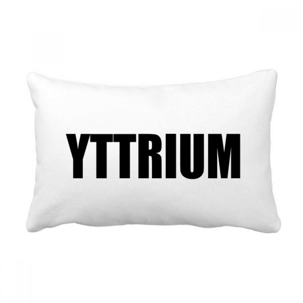 Coussin Yttrium Nom de l'élément Chimie 40x60 cm pour décorer votre canapé de salon moderne