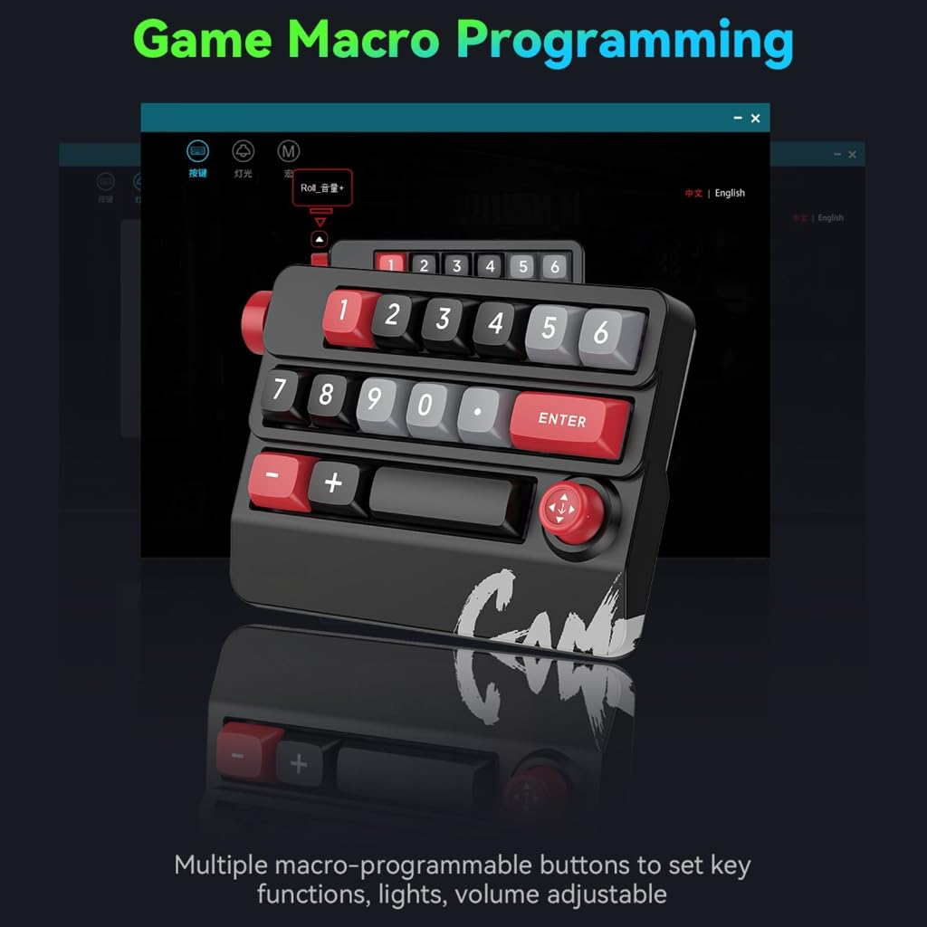 Programowalne oświetlenie joysticka przewodowa klawiatura mechaniczna dla graczy