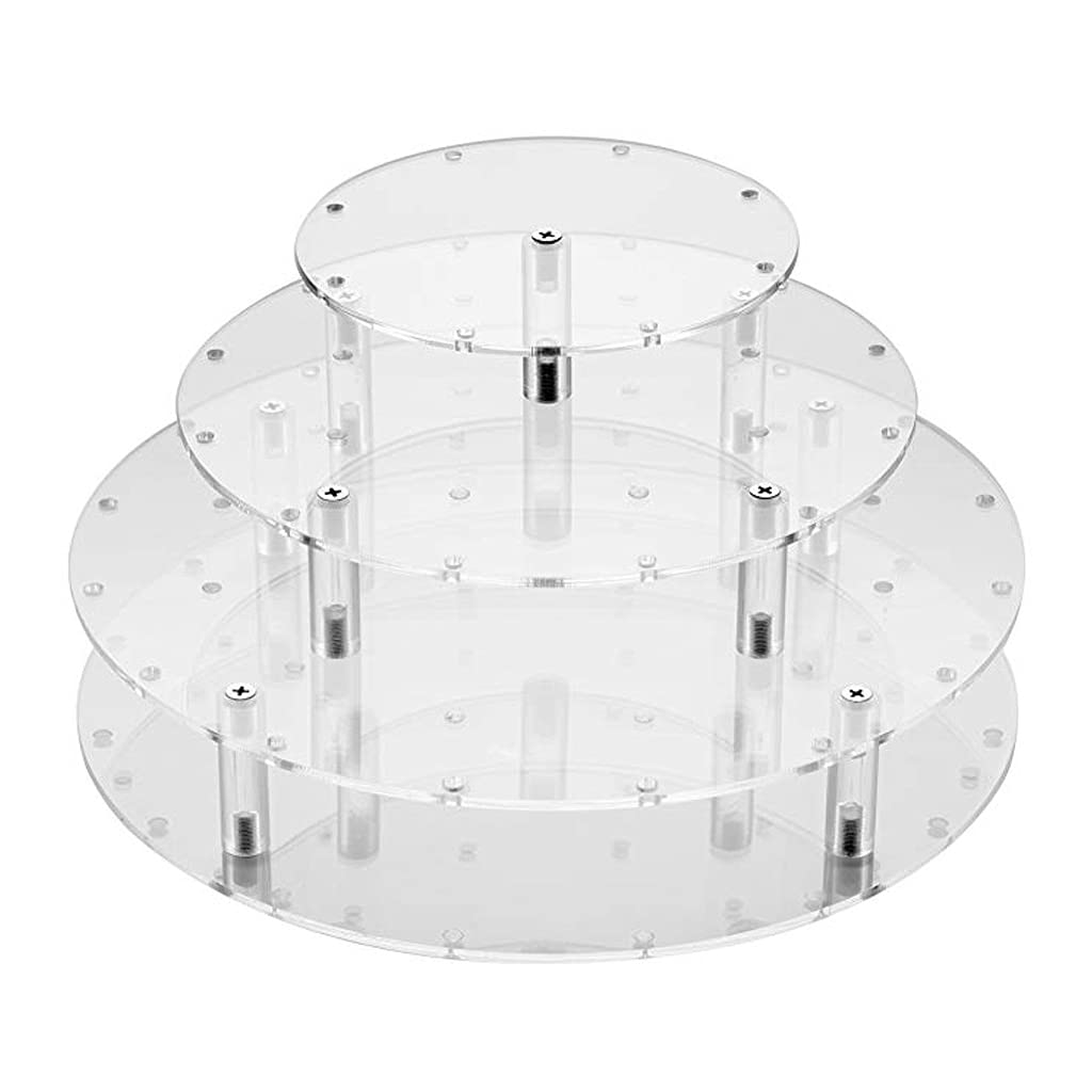 Tsophreniq 35 Hole Cake Display Stand Acrylic Transparent Lollipop Shelf for Annversary Birthday Wedding Party Lollipop Stand