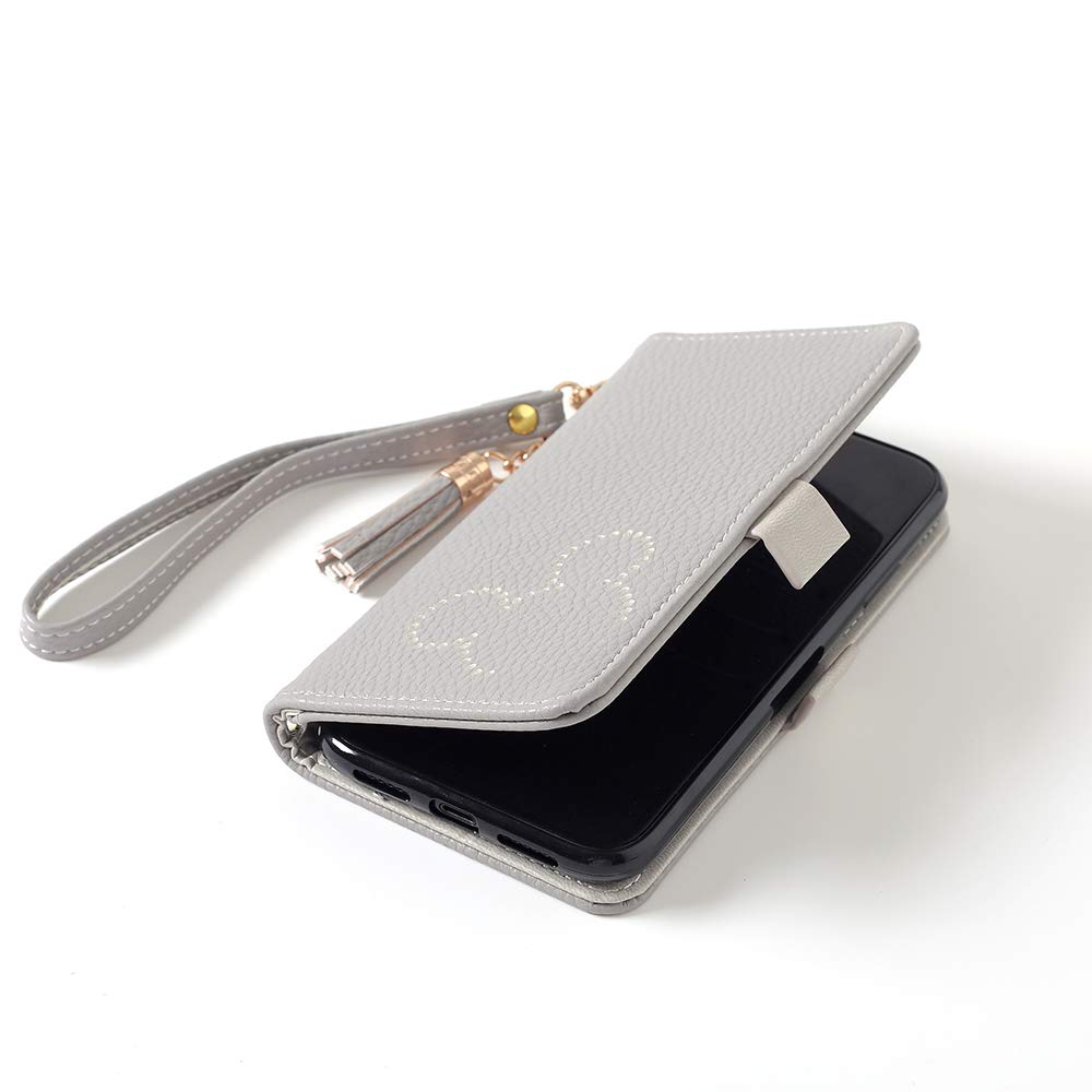 ☆ LADLOD iphone◆12/12pro ケース◆ 型 グレー 1129 Amazon.co.jp: 【LADLOD】 との互換性あり iPhone12/12PRO ケース 手帳