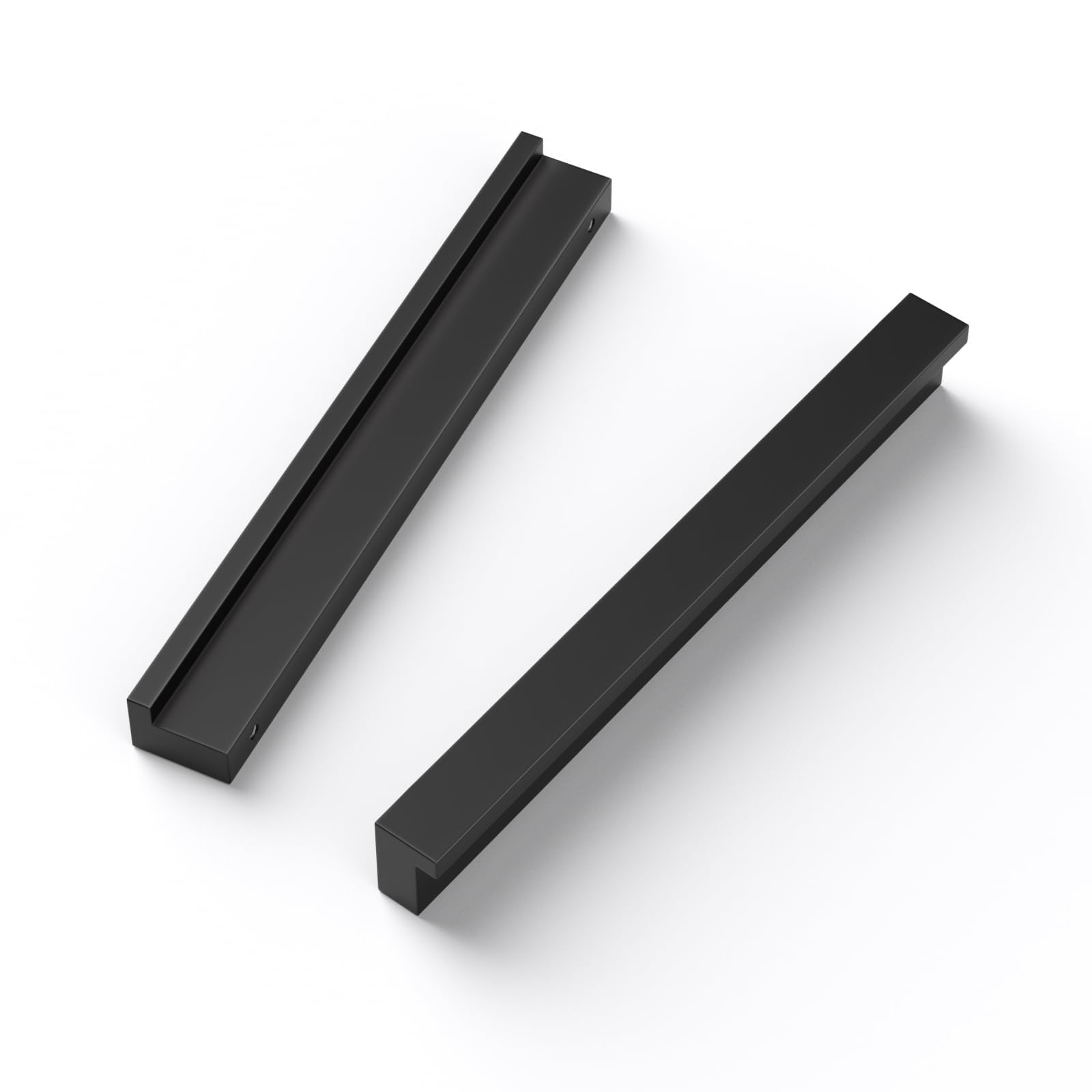 LONTAN 10 Pezzi Maniglie per Mobili Nere Distanza dei Fori 128mm Maniglie Cucina Maniglie Nere Maniglie per Mobili da Cucina Maniglie Armadio Maniglie Mobile Bagno