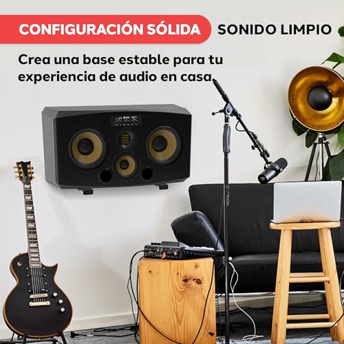 Soportes altavoces pared Pyle con brazos de acero regulables juego de 2 piezas para hogar 5