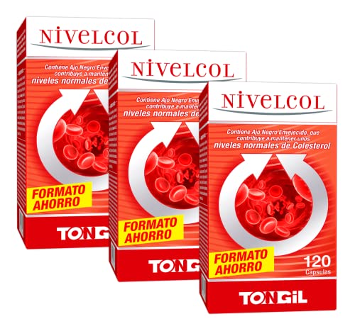 Nivelcol 120 Cápsulas | Levadura de Arroz Rojo, Fitoesteroles, Policosanol, Alcachofa y Ajo Negro | Mantiene tus Niveles para Reducir el Colesterol | Fórmula Segura y Eficaz de Tongil (3)