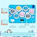 FS Pounding Toys, Penguin Pounding Game for Toddler, Interactive Music Toys for Kids Ages 3-5 Years Old Boys and Girls, Game Toy with 2 Hammers, 36 Levels