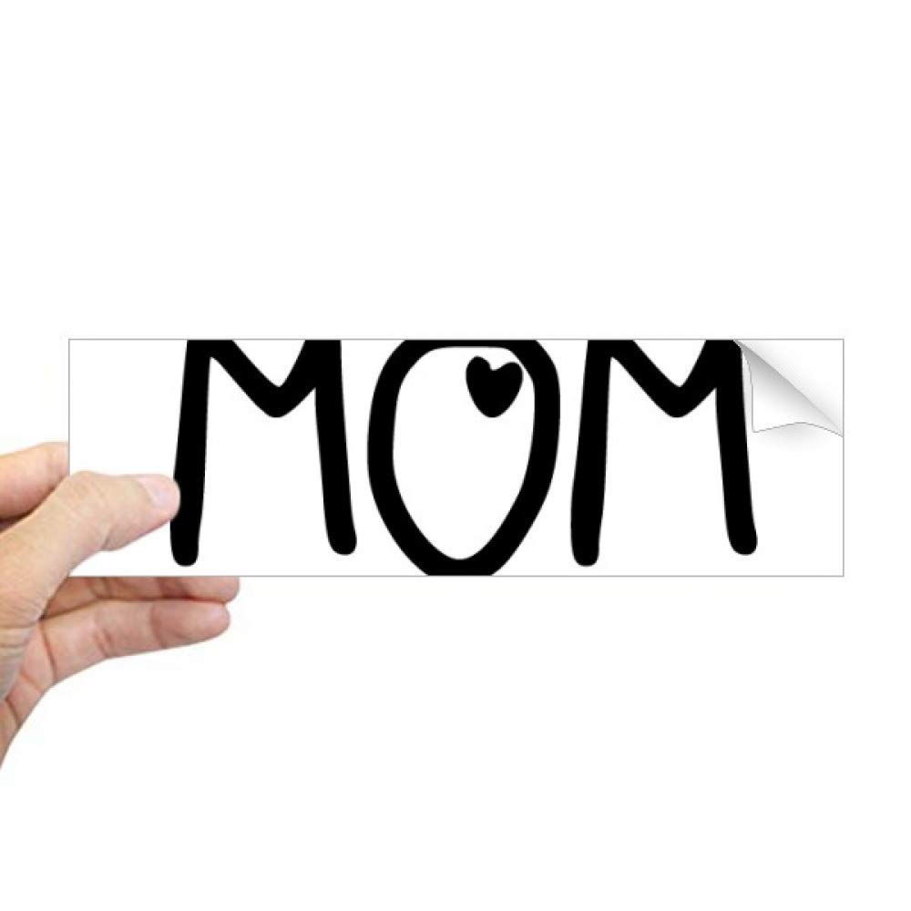 Adhesivo Best Mom Ever DIYthinker rectangular para emocionar a mamá
