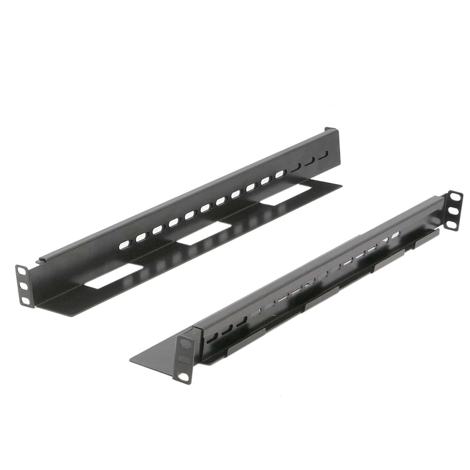 RackMatic - Guías Laterales Ajustables de Fondo 500mm hasta 930mm para Rack 19"