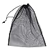 Sports Ball Bag, 2Pcs Mesh Balls Bag Drawstring Tennis Balls Bag Polyester Shoes Storage Organizer Sports Equipment for Shoes Tennis Badminton
