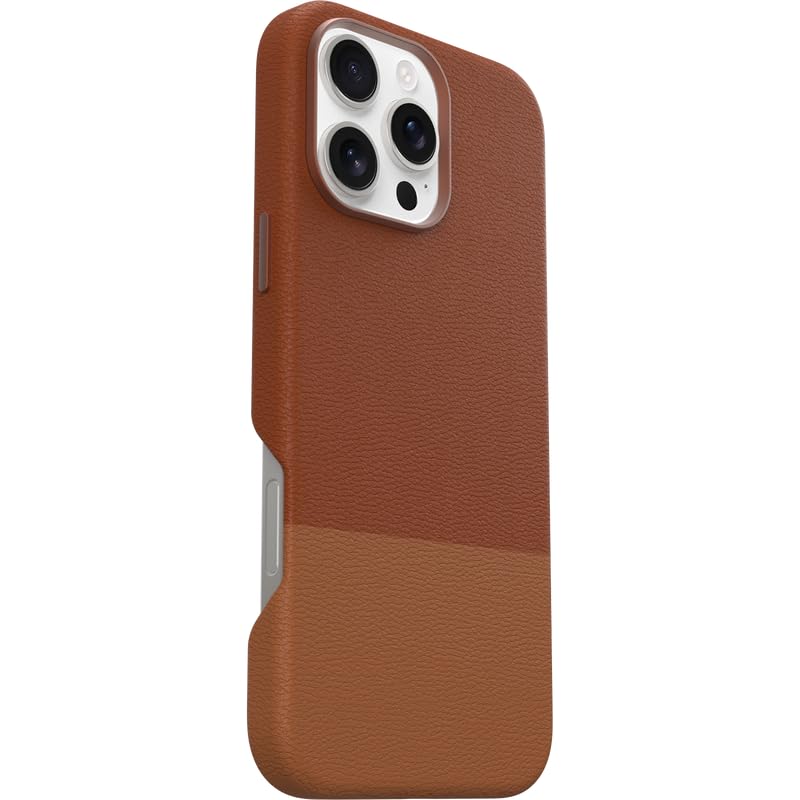 Image of OtterBox iPhone 16 Pro Max Statement Series Cactus Leather for MagSafe - Sunlit Sienna Brown