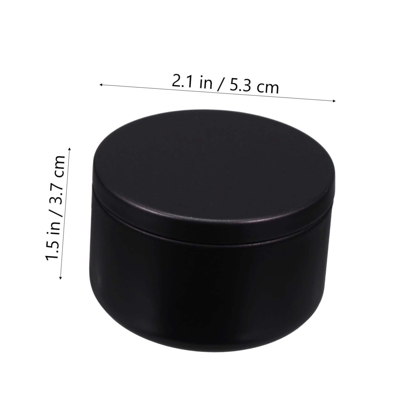 Beatifufu 12pcs Round Candle Containers with Lids for Candle Making Jars for Crafts Easy Filling and Dispensing for and Home Decor