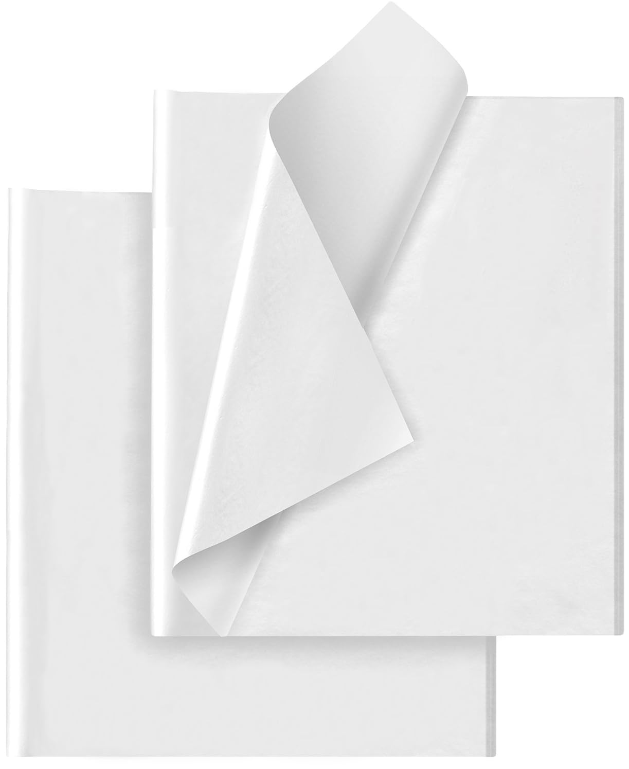 White Tissue Paper for Gift Bags - 30 Sheets of White Wrapping Tissue Paper Bulk Packaging Paper for Weddings Birthday DIY Project Christmas Gift Wrapping Crafts Decor (14 x 20 Inch)