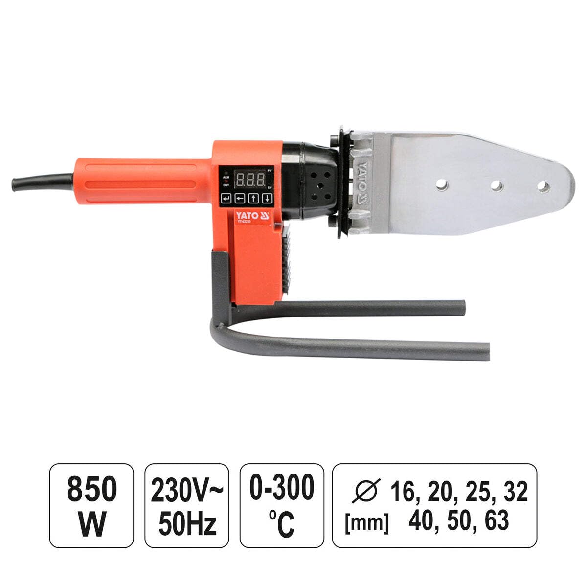Yato PVC Plastic Pipe Welder, 850 W