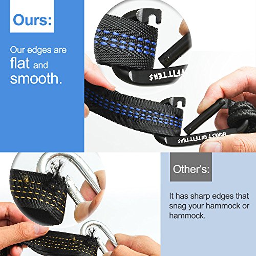 image for HONEST OUTFITTERS Single Camping Hammock with Basic Hammock Tree Strap