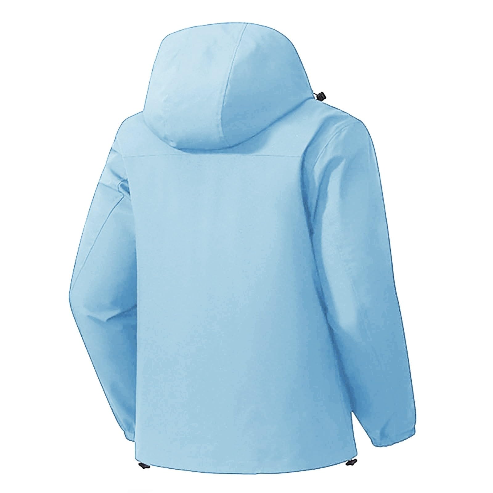 Chaqueta de lluvia ligera con capucha para hombre, impermeable al aire libre para senderismo y viajes