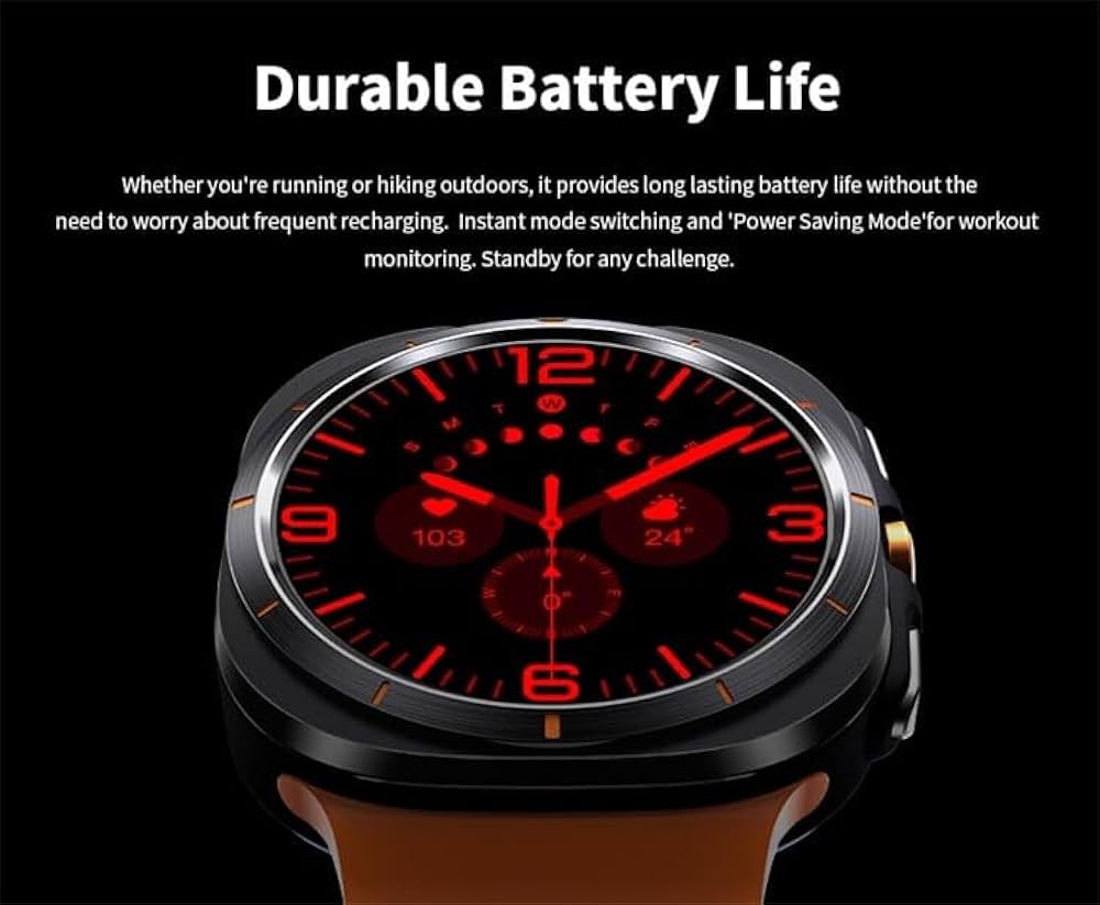 EBuzz 7 Ultra Smartwatch 1.43 Inch 466x466 HD Resolution AMOLED Screen Map  Navigation Function IP68 Waterproof FitCloudPro Sport Fitness Tracker  Bracelet (White) : Amazon.in: Electronics