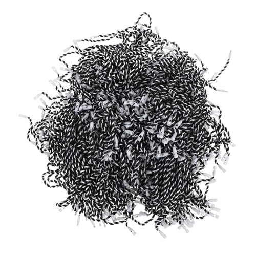 VALICLUD 500pcs Christmas Ornament Hangers: Cotton Wire String with Plastic Fasteners - Xmas Tree Decoration Hanger for Outdoor Indoor Holiday Display