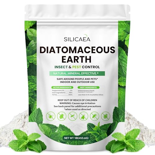 10 Best Diatomaceous Earth Products for Garden Enthusiasts 9 Diatomaceous Earth - 1 lb Natural Peppermint Powder Safe for Home & Garden