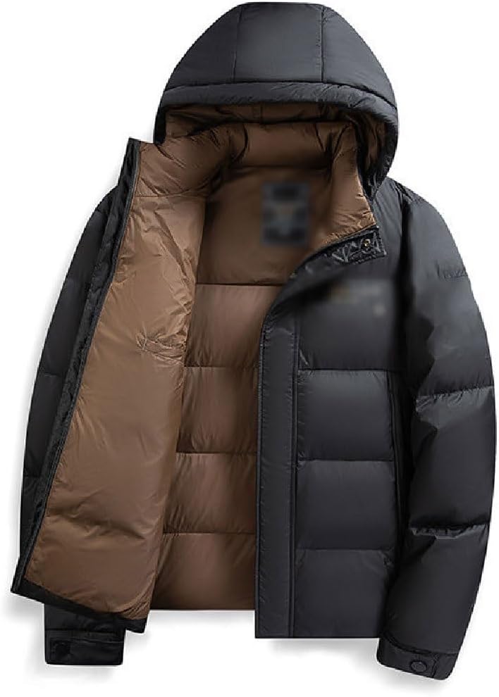 VIDI Dad's Warm Men's Down Jacket Winter Hooded Bakery Clothes